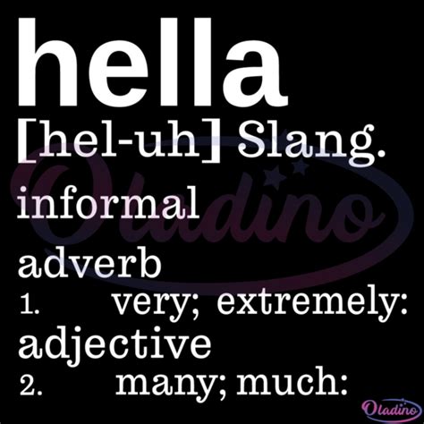 hella sick meaning|Slang .